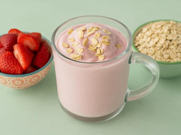 Fünf Zutaten, ein Glas: der Smoothie, der Herz und Darm gleichzeitig verwöhnt